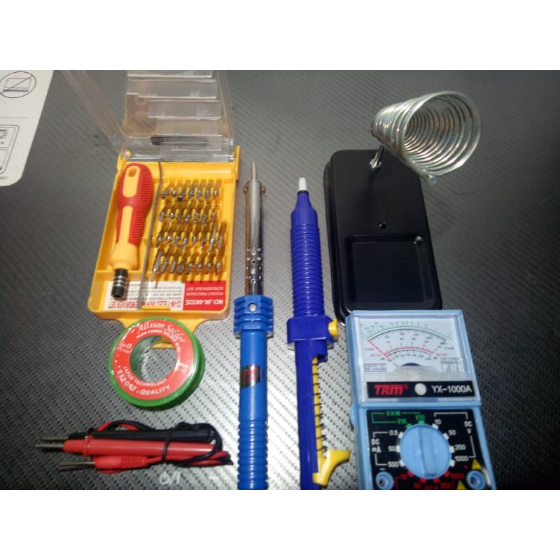 Tool Kit Set Paket Solder Perlengkapan Servis