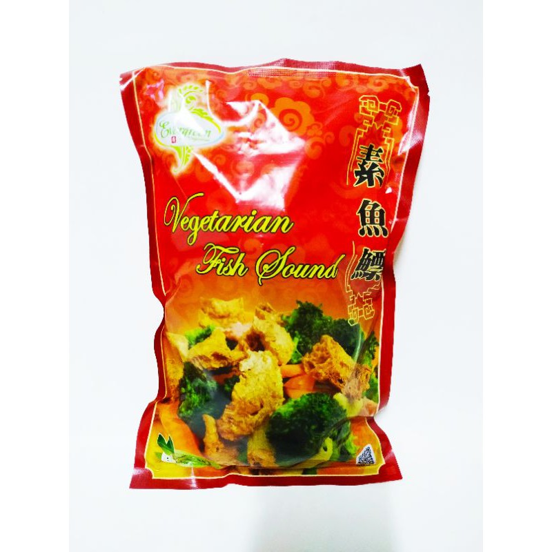 Evergreen Fish Sound Vegetarian Krupuk Kulit Vegan 150g