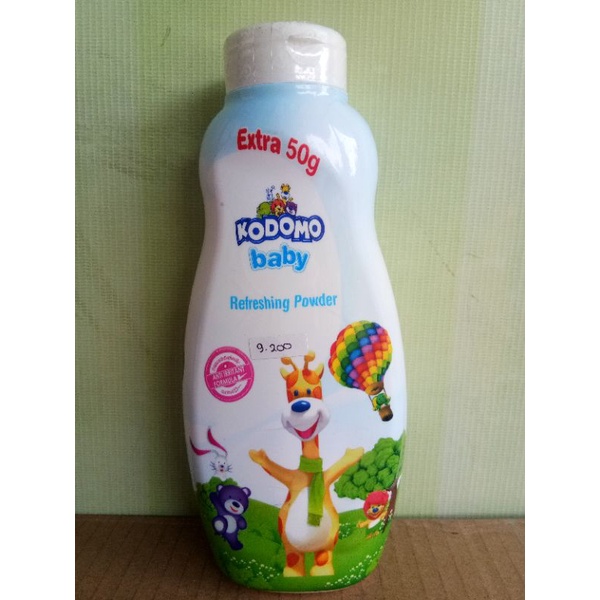 KODOMO BABY POWDER CHAMOMILE, REFRESHING, RICE MILK 200+50GR