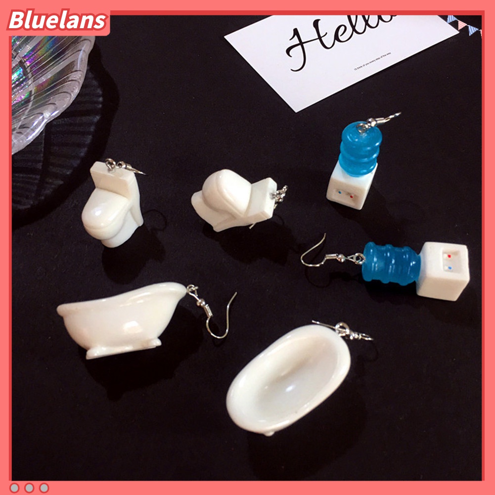 Anting Kait Menjuntai Desain Bathtub Toilet Dispenser Air Untuk Wanita