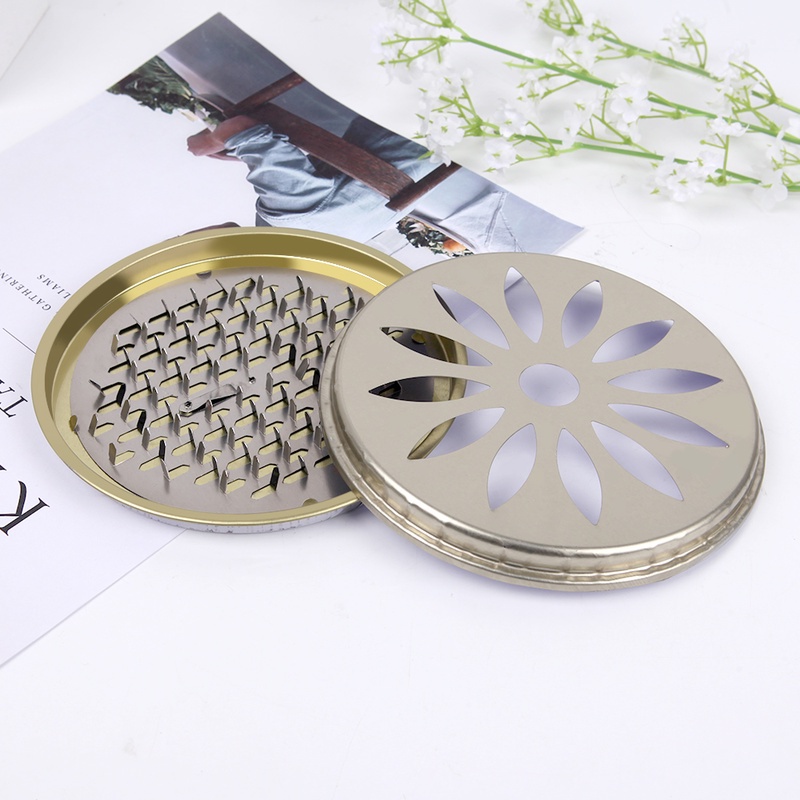 1pc Portable Stainless Steel Mosquito Coil Holder Tray for Outdoor Use, Deck, Patio, Pool Side, Camping, Hiking and Fishing