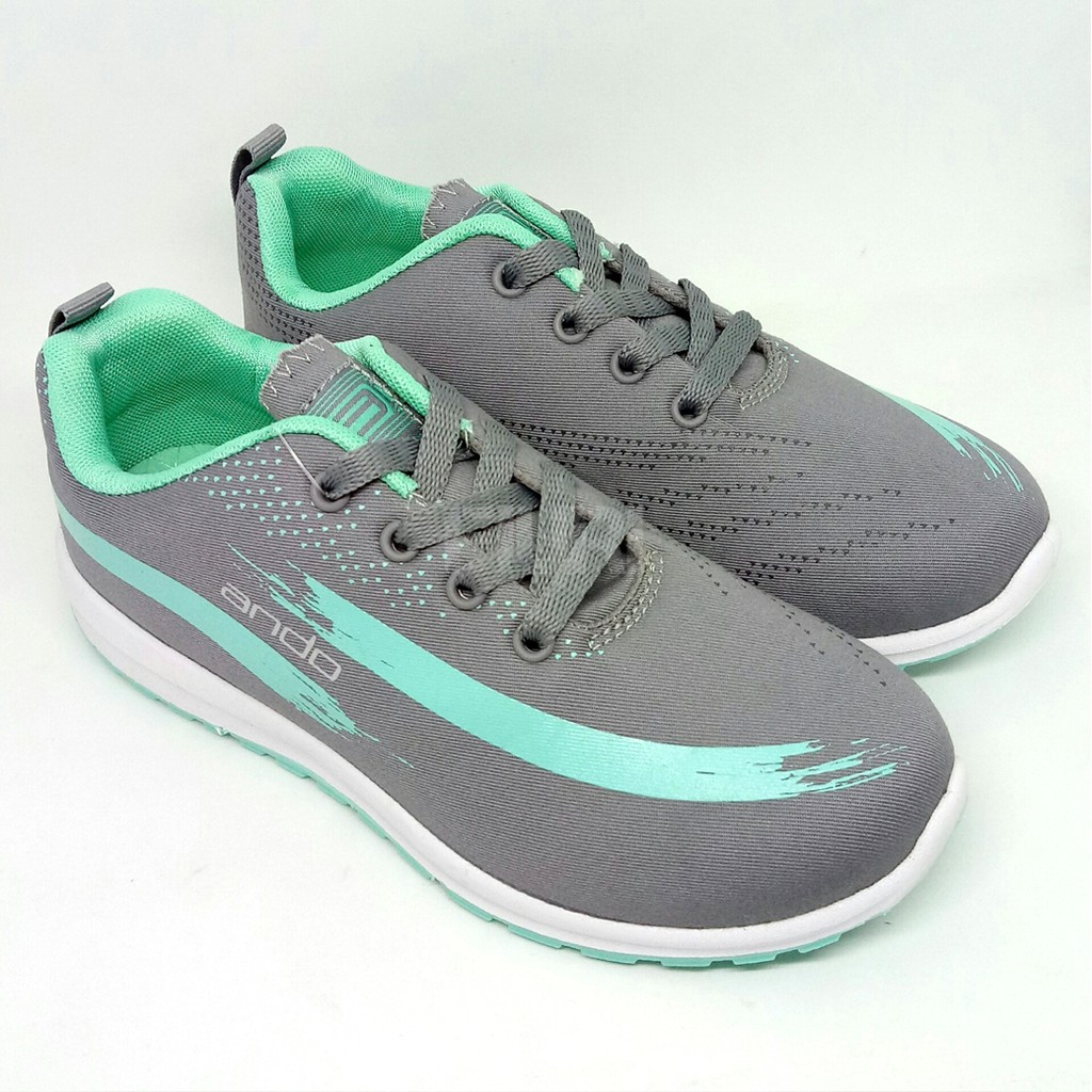 FIURI - ANDO ORIGINAL - LINDSEY 32-41 ABU-ABU TOSCA - SEPATU SNEAKERS SPORT KANVAS SOL KARET ANAK PEREMPUAN - SEPATU KETS FASHION TRENDY WANITA DEWASA - SEPATU OLAHRAGA LARI FITNES SENAM KERJA KULIAH BERTALI CEWEK MURAH PROMO DISKON BONUS KAOS KAKI