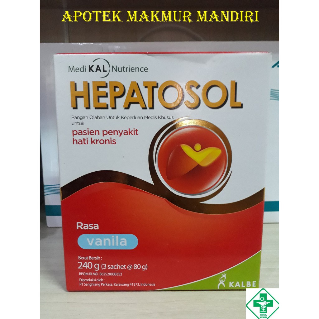 

Medikal Nutrience Hepatosol Rasa Vanila 240 g