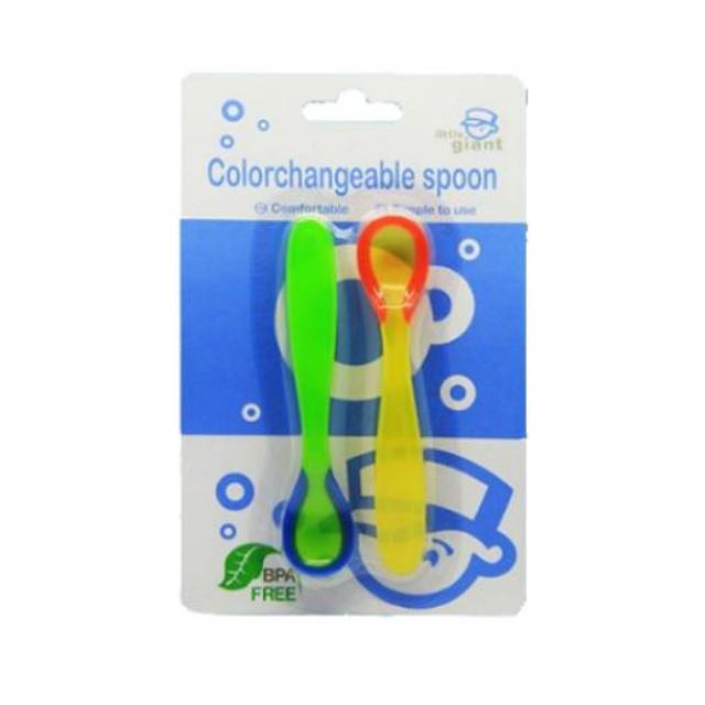 Little Giant Color Changeable Spoon Set / Sendok Sensor