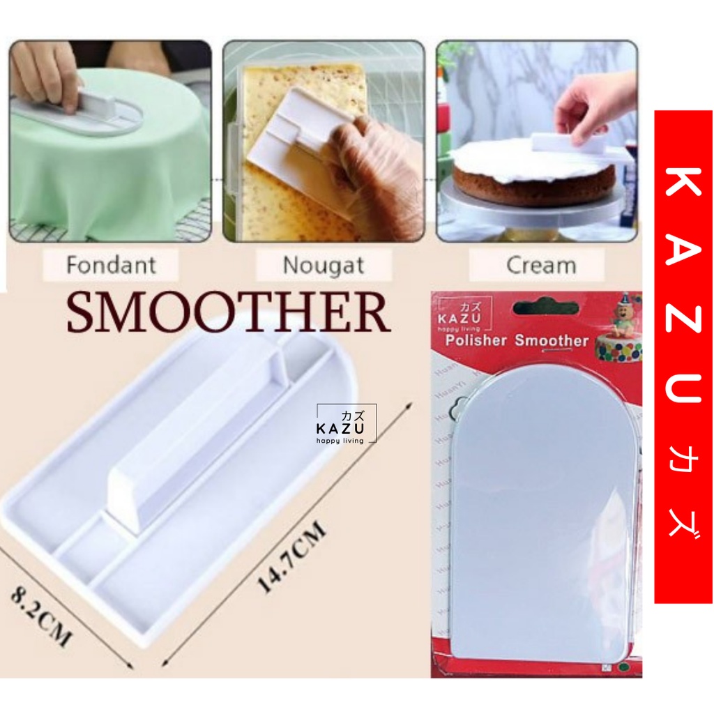 KAZU L155 SMOOTHER ICING FONDANT PENGHALUS COVER CAKE KUE PERATA SHAPE HALUS