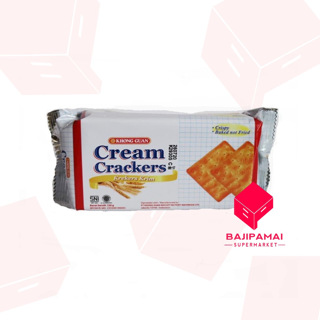 

KHONG GUAN BICKUIT CREAM CRACKERS 120 GR