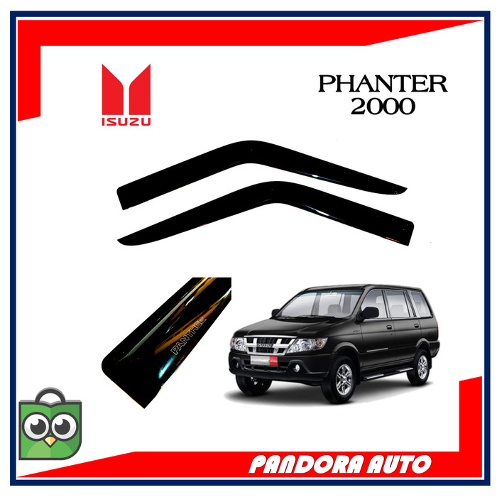 TALANG AIR MOBIL ISUZU PANTHER 2000 2 PINTU MODEL SLIM AKRILIK HITAM