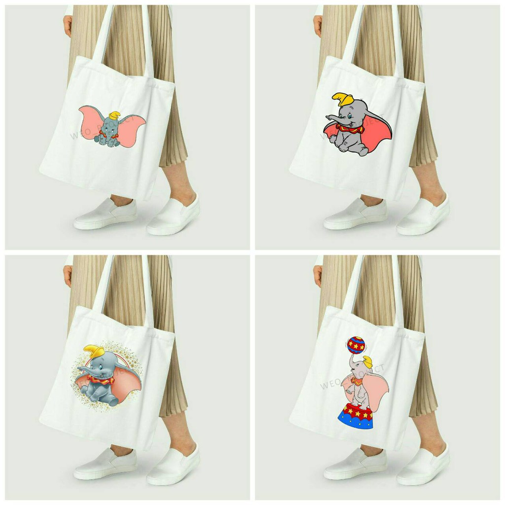 TOTE BAG KANVAS / TOTE BAG WANITA / TOTE BAG DUMBO