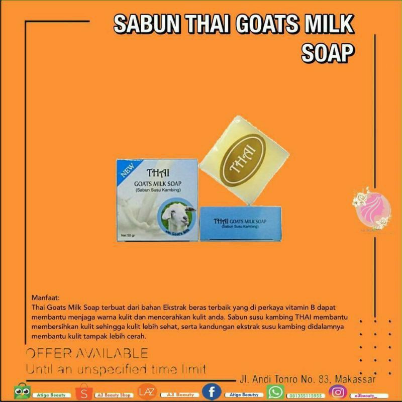 THAI Goats Milk Soap