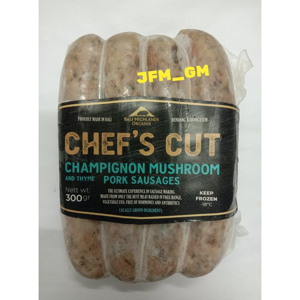

BHO CHAMPIGNON MUSHROOM PORK SAUSAGE 300GR / SOSIS BABI MURAH / SOSIS BABI JAMUR CHAMPIGNON