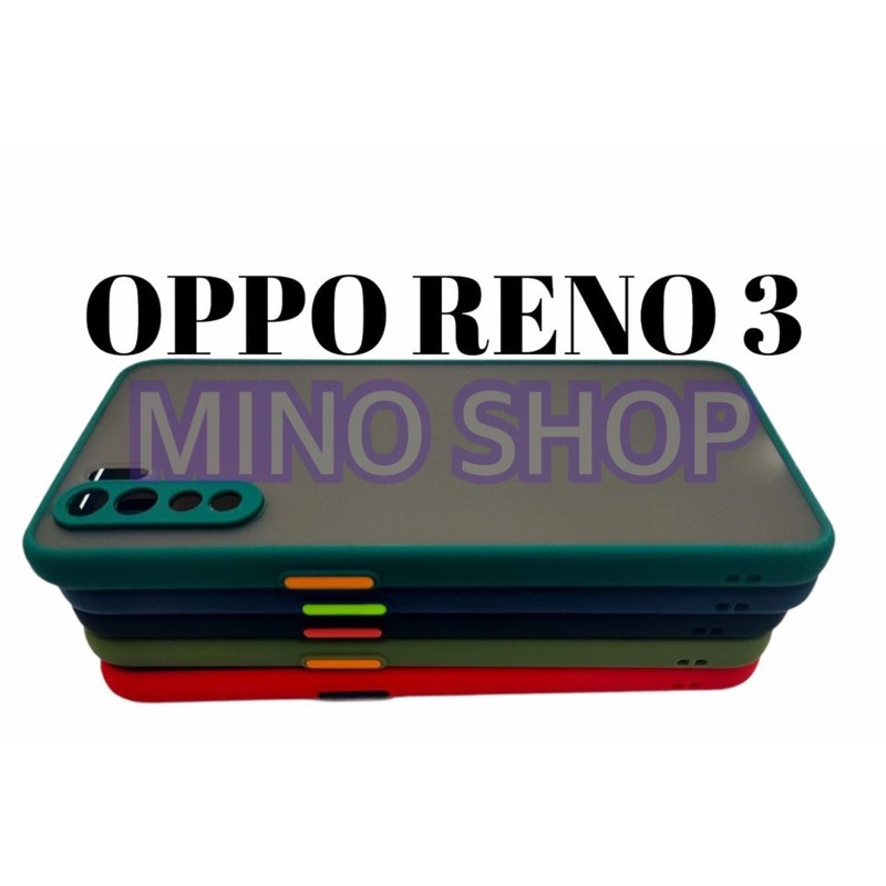 SOFTCASE OPPO RENO 3 - HARDCASE DOVE MYCHOICE PLUS PELINDUNG KAMERA - AERO CASE