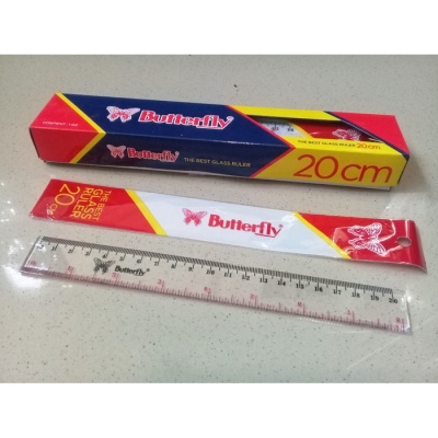 

Penggaris butterfly plastik 20cm