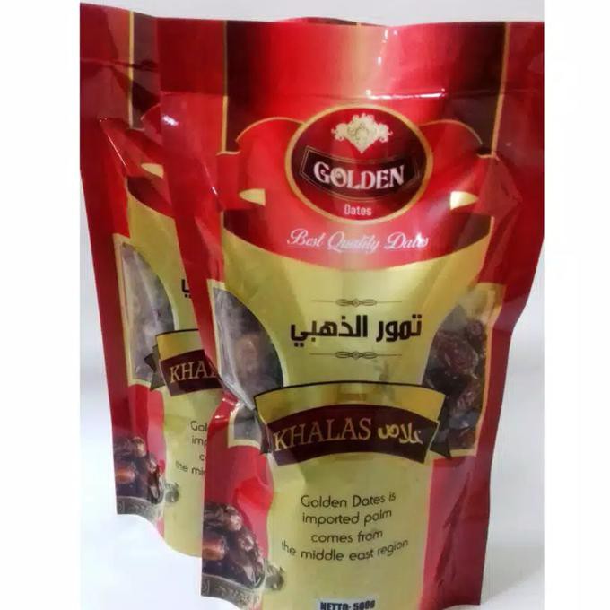 

Kualitas Terbaik Golden Dates Kurma Khalas 500 Gram Exp Des 2021