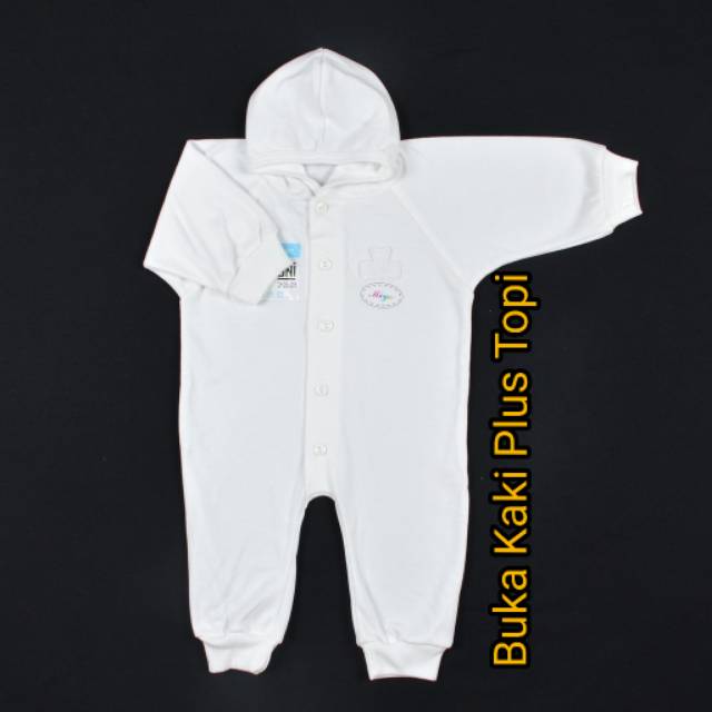 Tomsbaby_ 0-3bln / MIYO 1pcs Jumper Panjang PUTIH POLOS