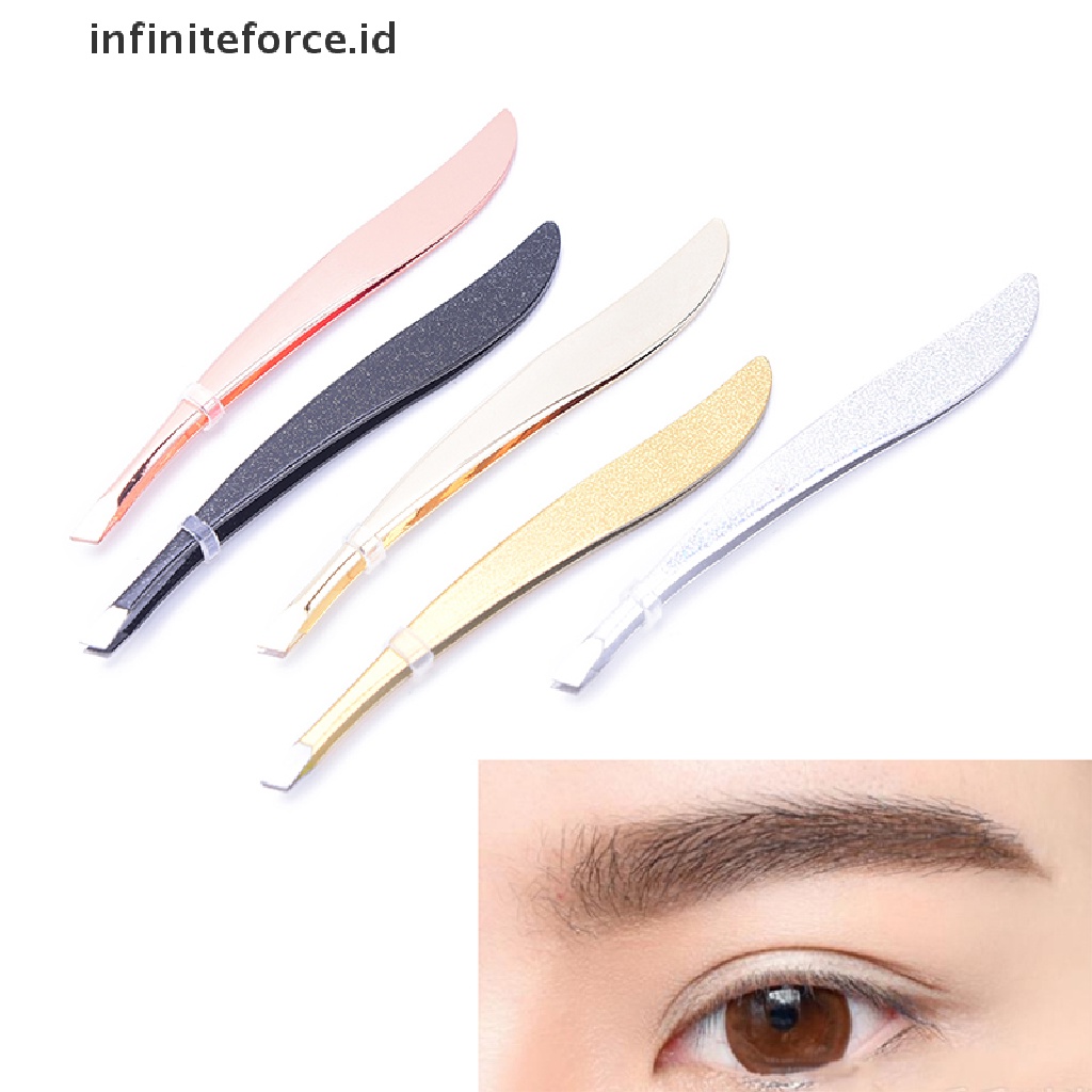 Pinset Alis Bahan Stainless Steel Untuk Makeup