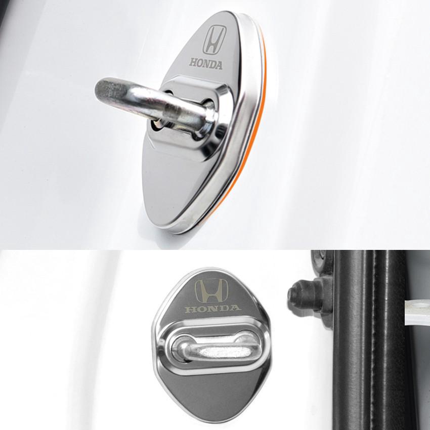 4Pcs Penutup Kunci Pintu Mobil Kunci Bahan Aluminium Alloy Honda Toyota