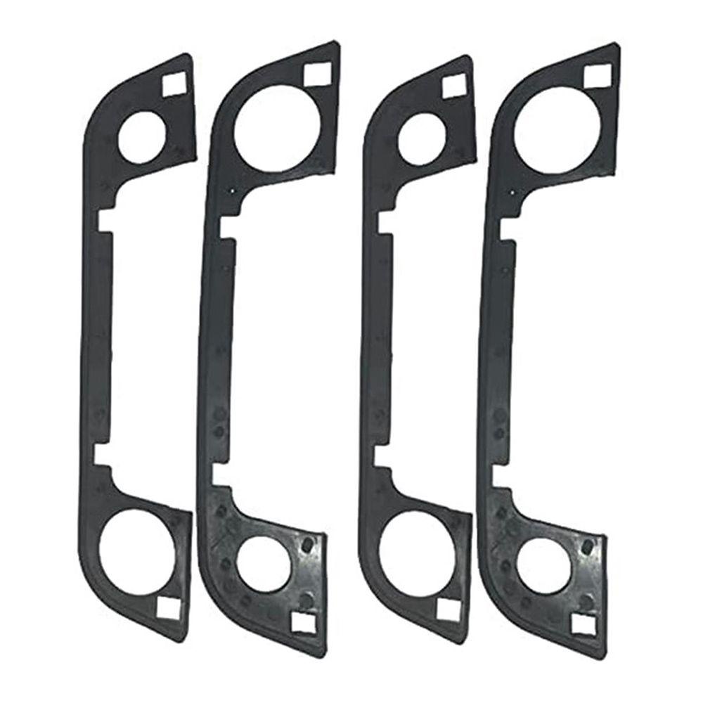 Populer 4pcs/set Exterior Door Handle Tahan Lama Bagian Mobil Auto Alat Pegangan Pintu Karet Seal Gasket Untuk BMW E36 E34 E32 3 5 7 Seri