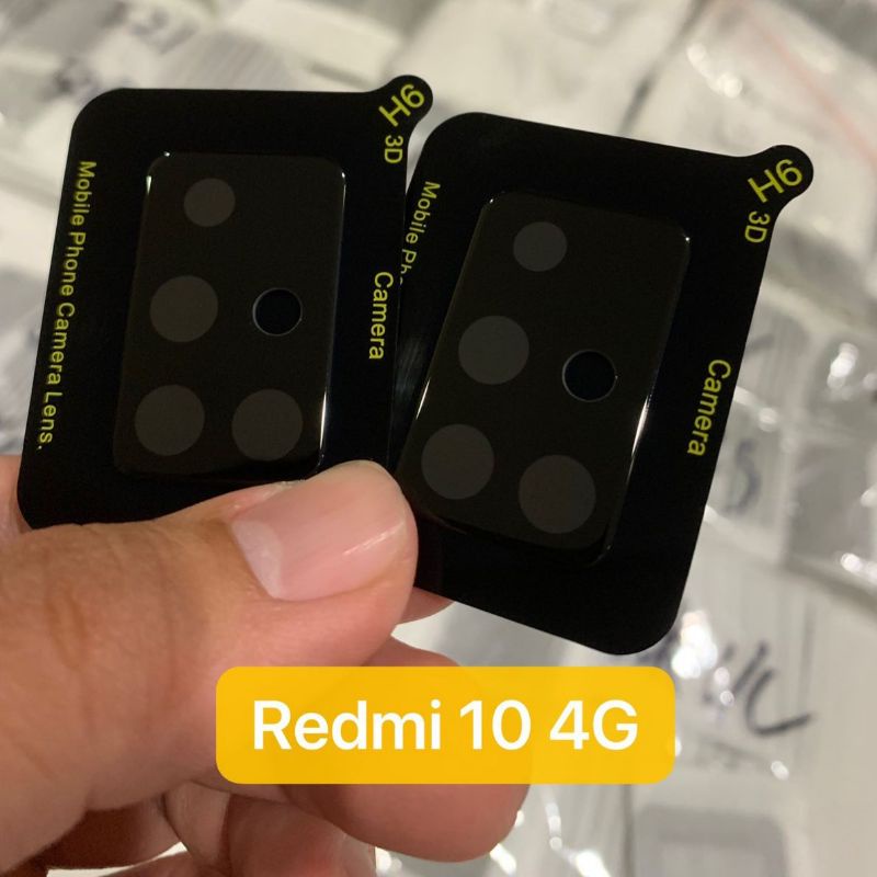 Redmi 10 tempered glass anti gores camera Black 3D