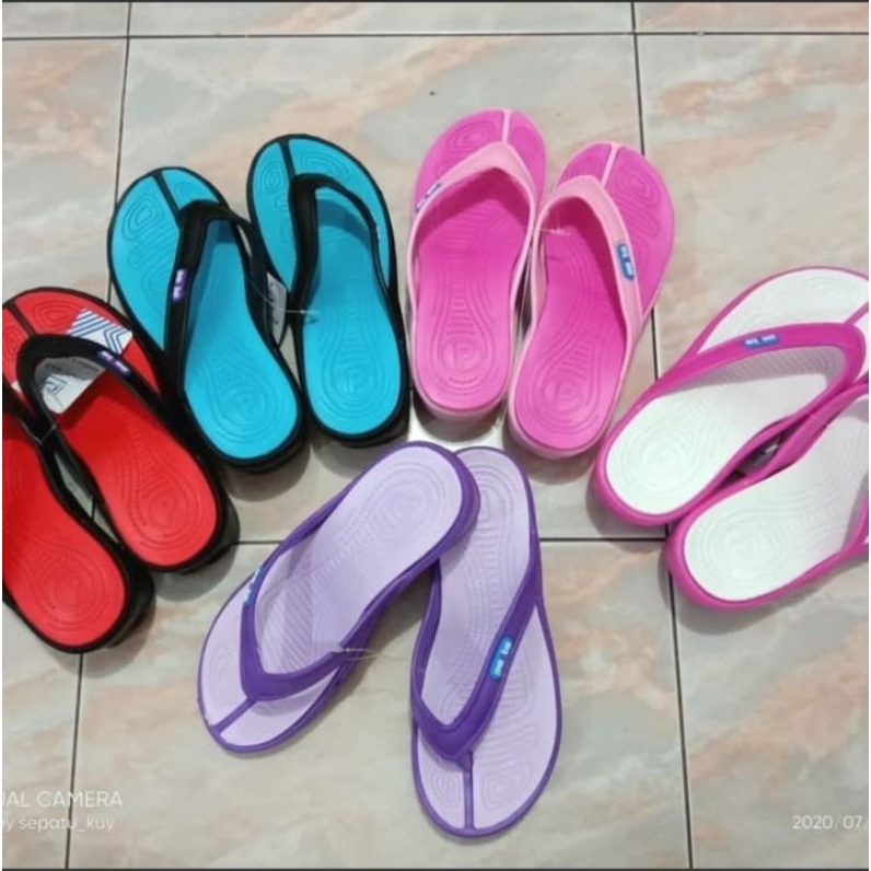 sandal jepit karet sandal jepit plastik wanita 36-40