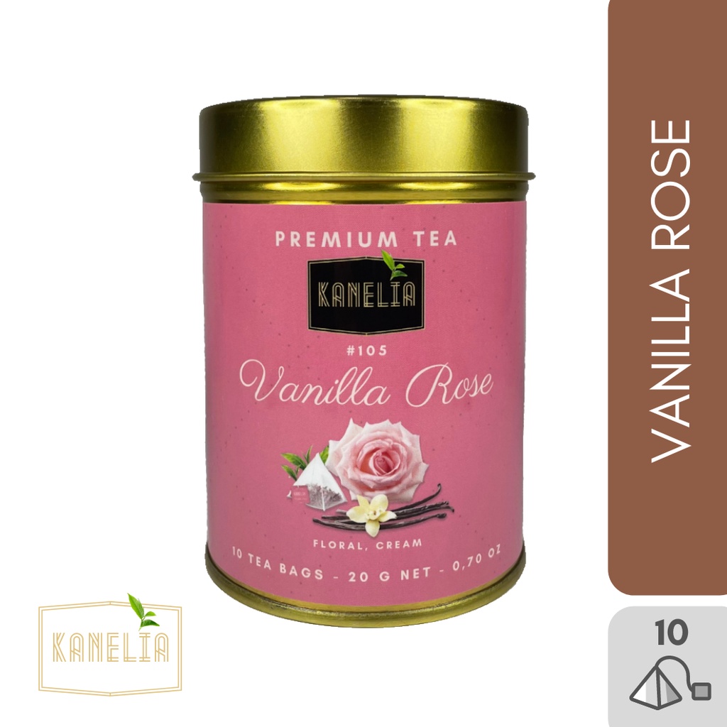 

VANILLA ROSE / KANELIA Premium Black Tea / Teh Hitam Vanilla Rose