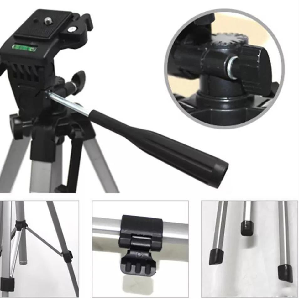 Tripod 330A Professional Tripod Stand Aluminum Camera Tripod Acc