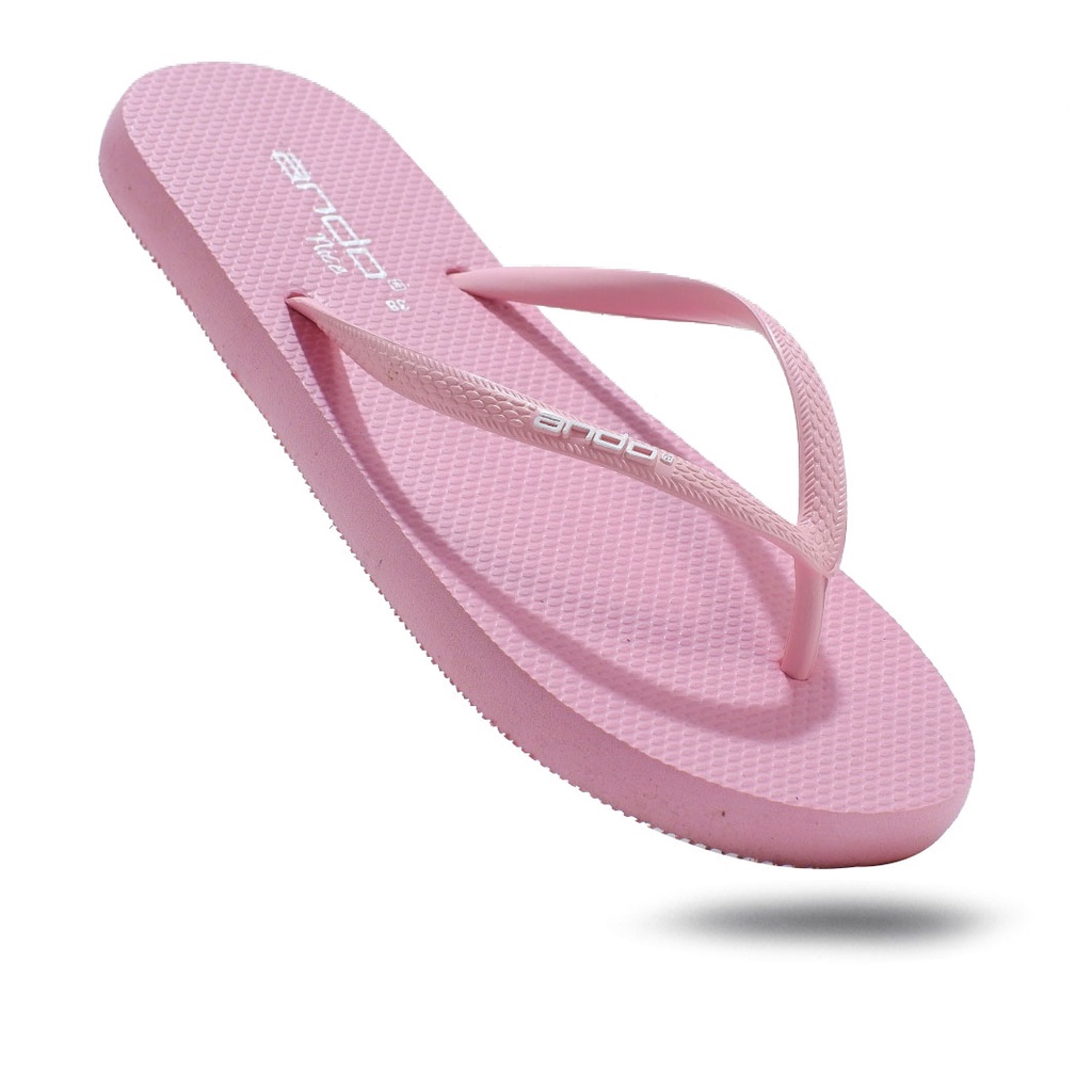 Ando Nice Sandal Jepit Wanita Flat Karet Jelly Original Sendal Santai Rumah Japit Cewek Dewasa Kekinian