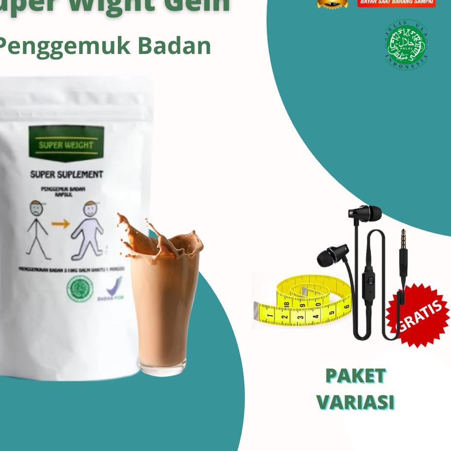 ★ PROMO GOKIL- SUPER WEIGHT GAIN ORIGINAL - PENGGEMUK BADAN - - SUPER PROTEIN ☃