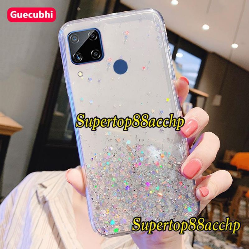 Xiaomi Redmi 9C Casing Soft Case Tpu Bahan Premium Glitter Glossy