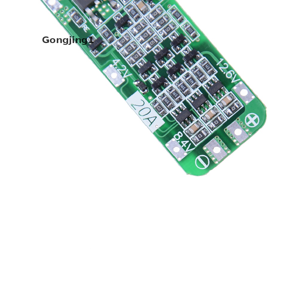 Gongjing1 Papan PCB BMS Pelindung Charger Baterai Lithium Li-ion 18650 3S 20A 12.6V