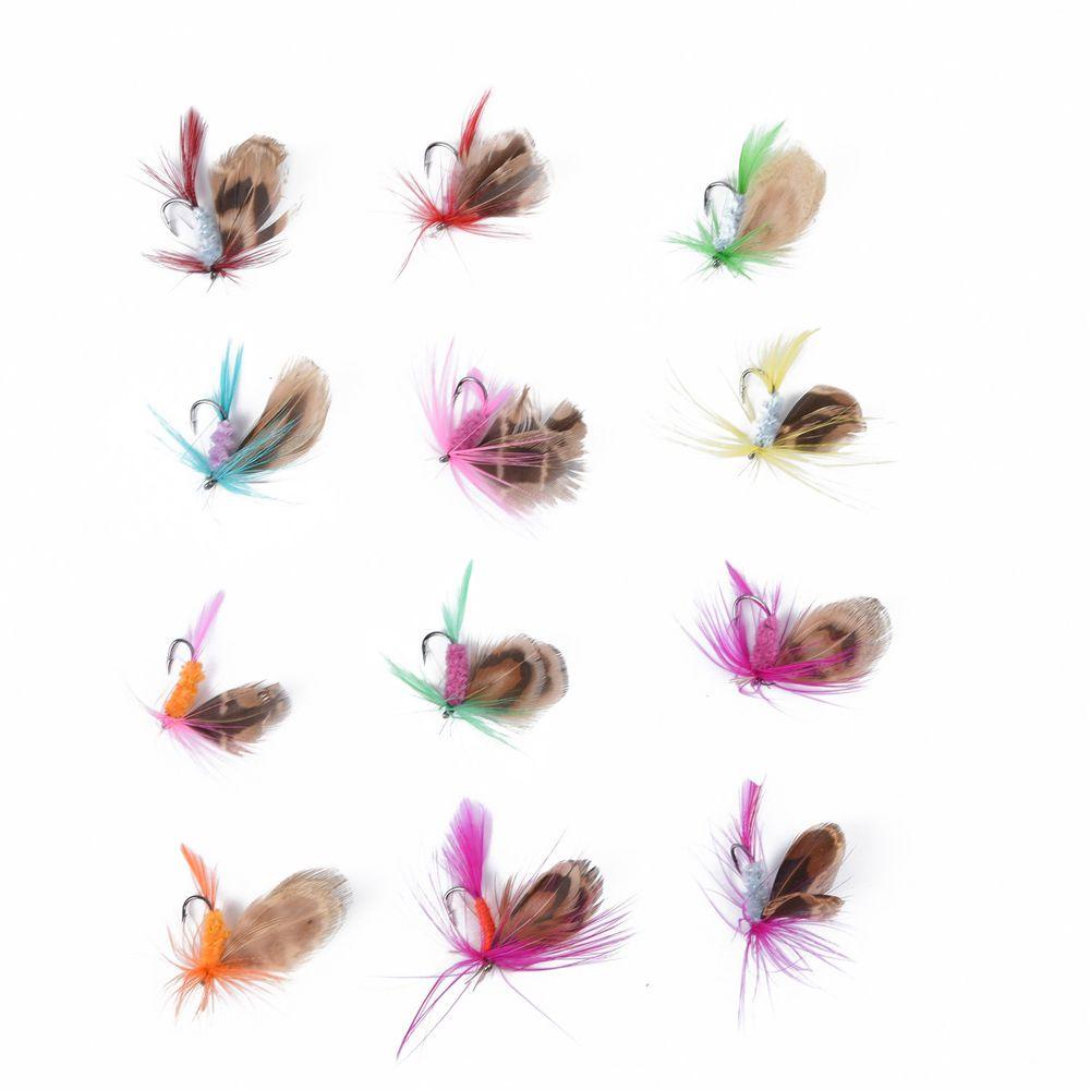 Agustina Serangga Lalat Umpan Pancing Fishing Tackles Bionic Fly Bionic Butterfly Artificial Bait Aksesoris Alat Pancing Memancing Umpan Pancing Jig Wobbler Lures Fly Hooks Tool