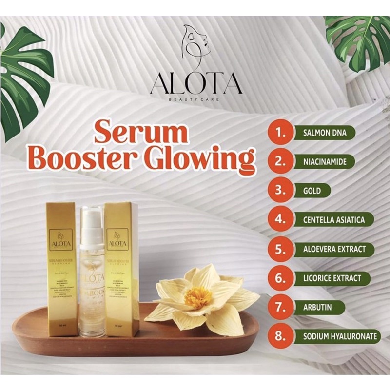 AlotaBeautyCare - SERUM BOOSTER GLOWING with SALMON DNA 10ml