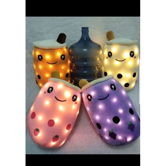 boneka boba ada lampu LED galon JUMBO