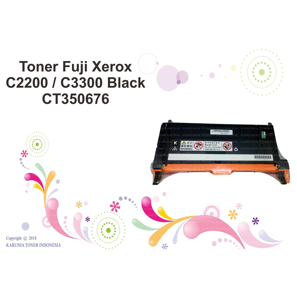 Toner Fuji Xerox C2200 C3300 Black CT350676