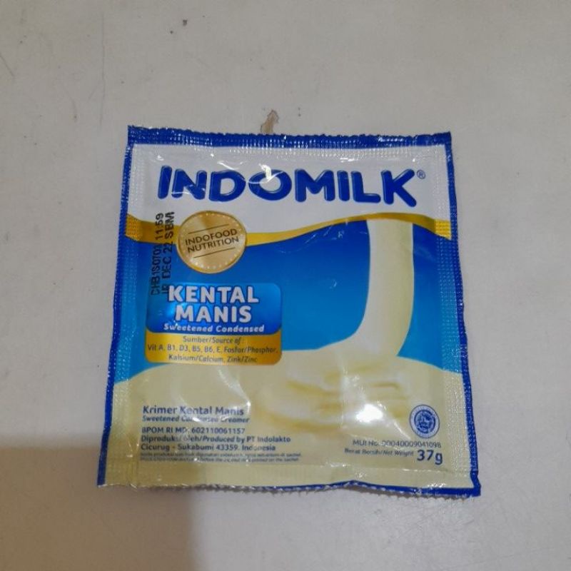 

Susu kental manis indomilk 37 gram