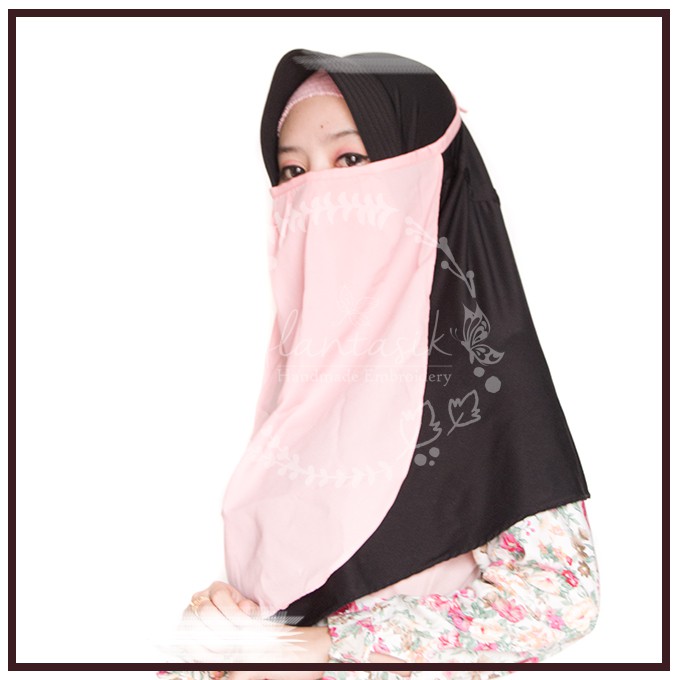 Alantasik - cadar tali wolfis premium original XL / cadar ori niqab / niqob R.9