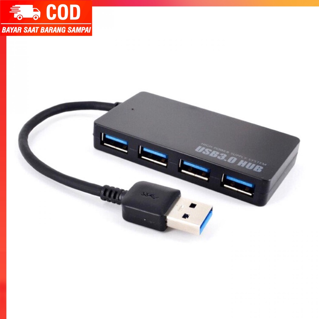 (100% BARANG ORI) USB Travel Charger &amp; HUB Combo USB 3.0 4 Port - UH-103U3