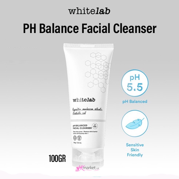 [BPOM] Whitelab PH Balanced Facial Cleanser 100GR