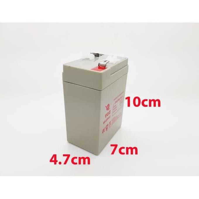 AKI KERING VOZ 6V 4AH/ BATERAI LAMPU EMERGENCY VOZ 6V 4AH 6V4AH