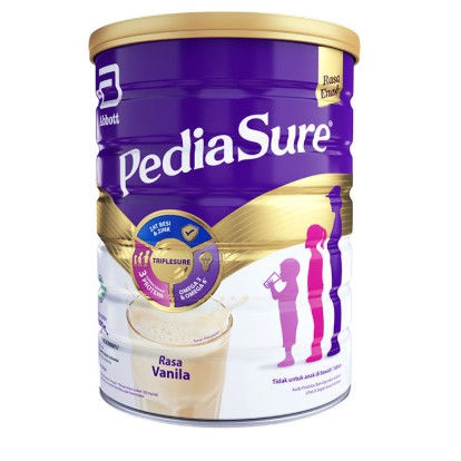 Pediasure Triplesure vanila/madu/coklat 400/850gr