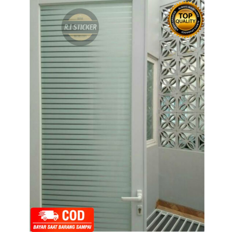 STIKER SANBLAST GARIS/STIKER KACA SANBLAST MOTIF/STIKER KACA PINTU