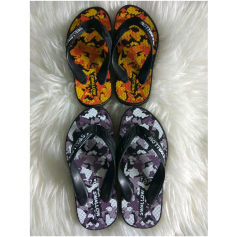 sandal jepit ank swalow armi uk 7,5 / swalow hitam uk 7,5 , wonder boy  uk 7,5