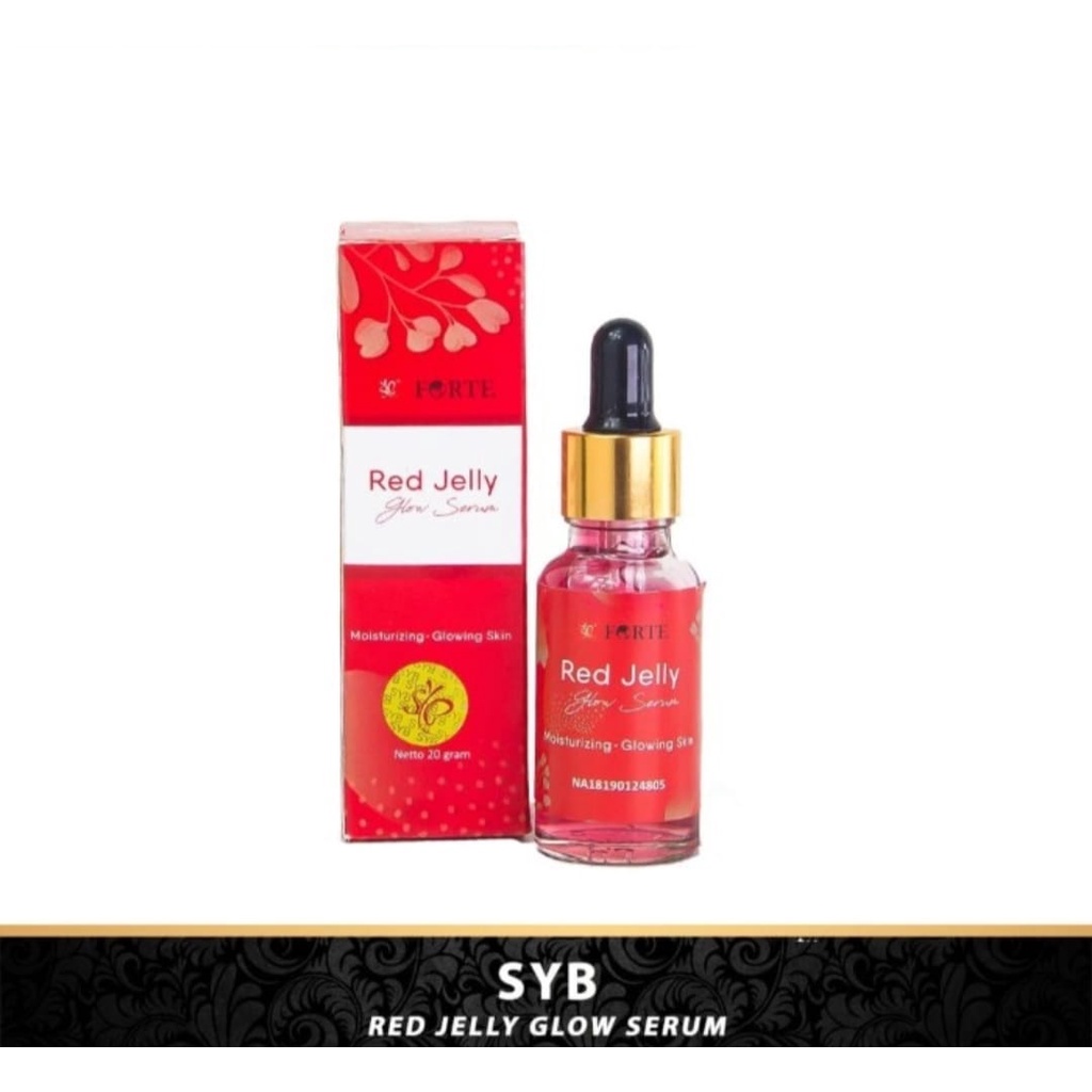 RED JELLY GLOW SERUM BY SYB FORTE ORIGINAL MEMBUAT WAJAH GLOWING