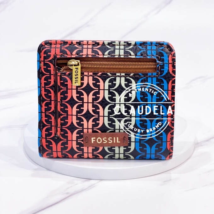 Dompet Wanita Lipat Madison Bifold Wallet in Signature Multi Color - Original New