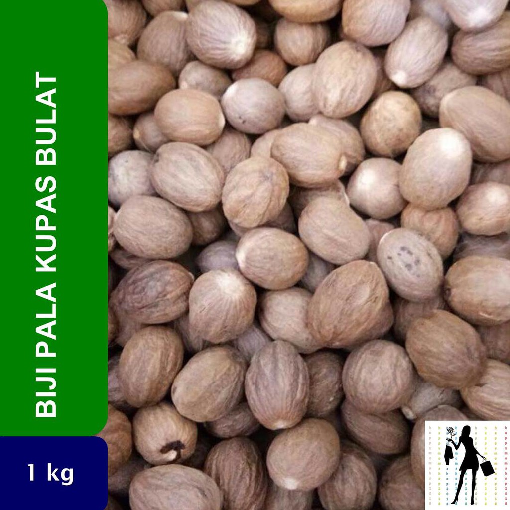 

Biji Pala Kupas Bulat 1 kg