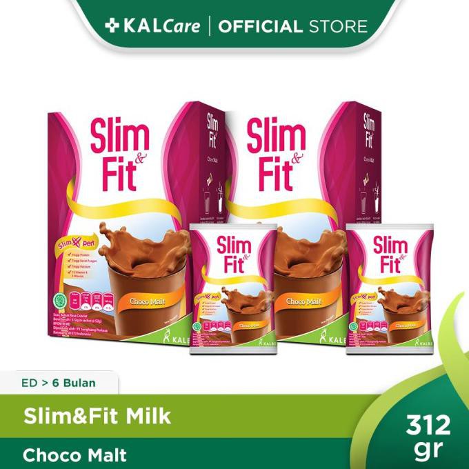 

[[BISA COD]] Buy 2 Slim & Fit Meal Replacement 6X54 G - Chocolate TERMURAH Kode 288