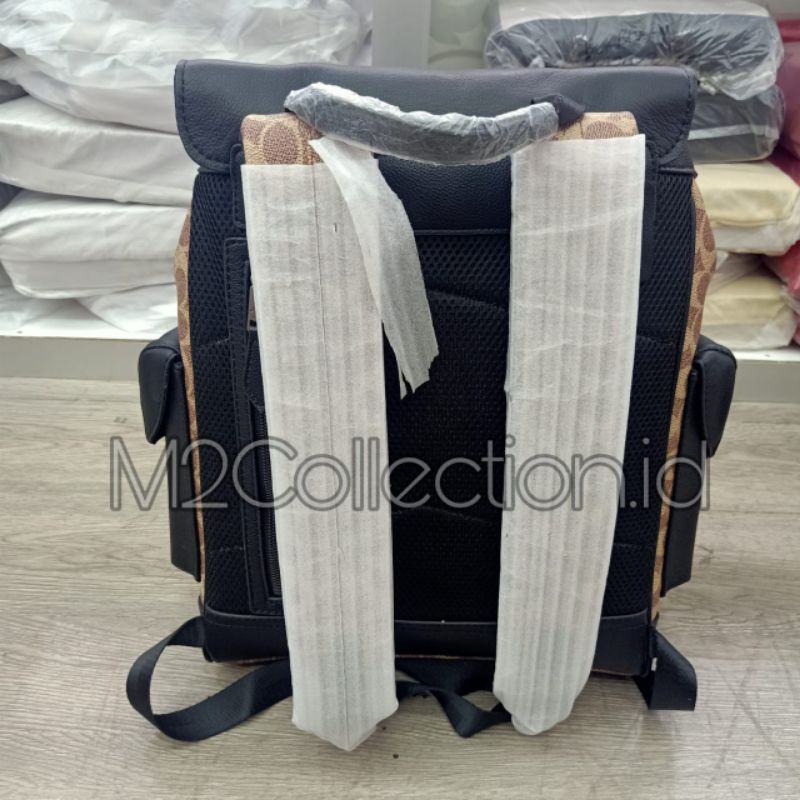 Tas Ransel Coach Revington Signature Backpack Mirror Quality