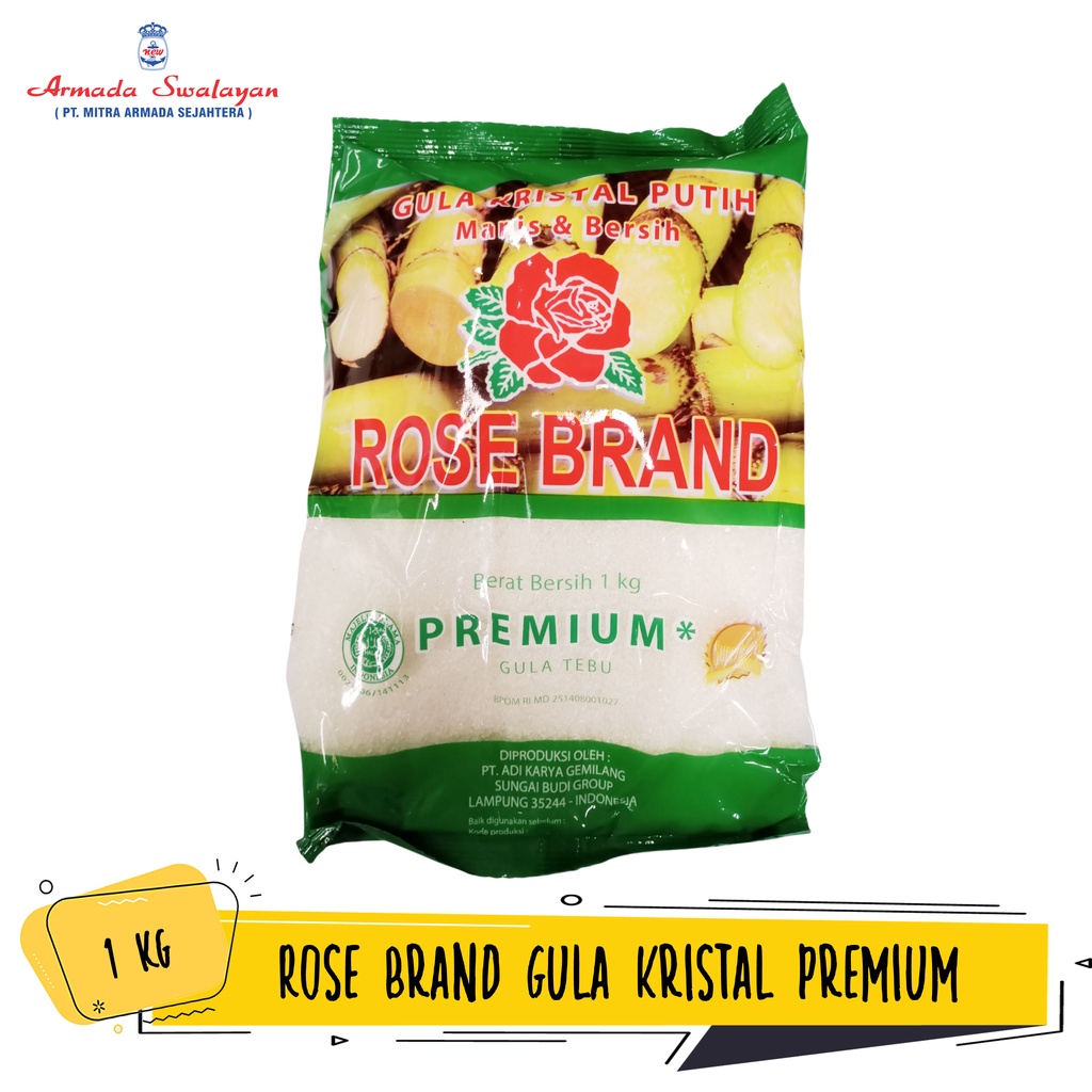 

Rose Brand Gula Kristal Premium 1kg