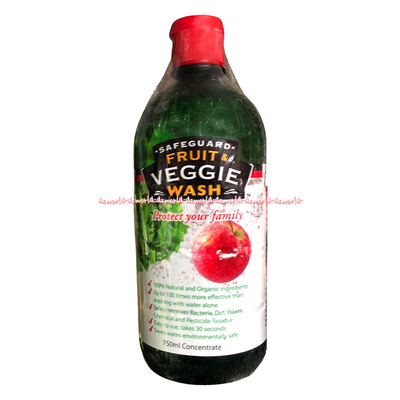 Safeguard Fruit &amp; Veggie Wash 750ml Sabun Cair Pembersih Buah Sayur Safe Guard SafeGuards