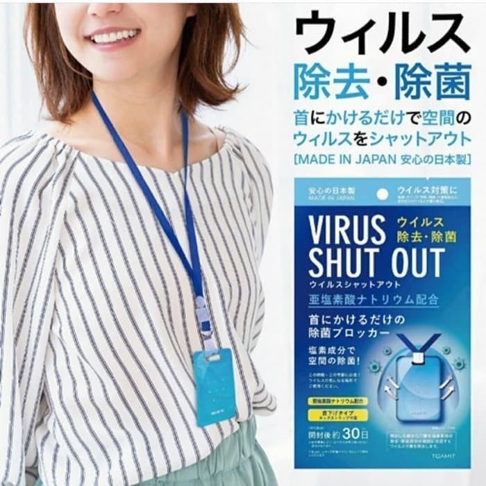 VIRUS SHUT OUT JAPAN Original Japan kalung anti Virus Sterillization