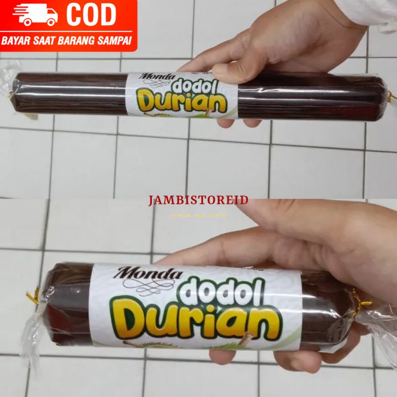 

(JAMBISTOREID) JAMBI LANGSUNG KIRIM Dodol Durian Original Khas Jambi Asli Panjang Besar Merek Monda Oleh-Oleh Makanan 30cm Duren Lebih Monde